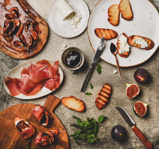 Fig Jam and Goat Cheese Crostini