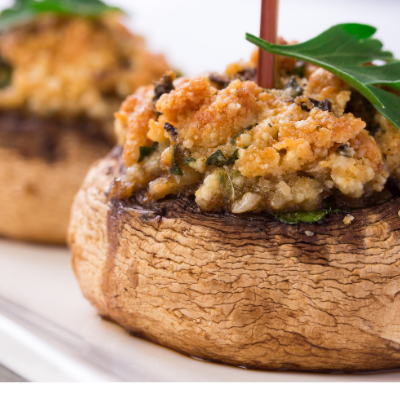 Stuffed Baby Bella Mushrooms