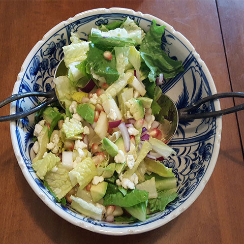 Pomegranate, Pear, and Avocado Salad