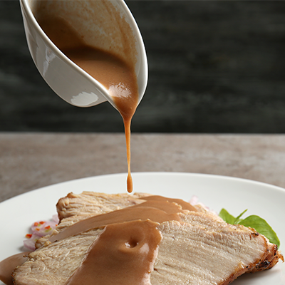 Plum Agretti Wine Vinegar Gravy