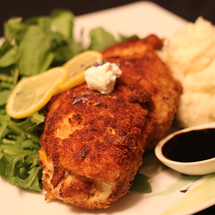 Lemon Lavender Stuffed Chicken