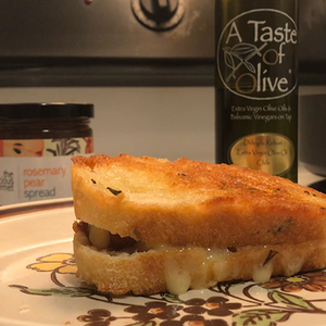 Rosemary Pear Grilled Cheese