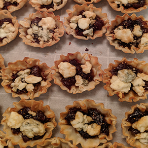 Fig and Blue Cheese Tarts