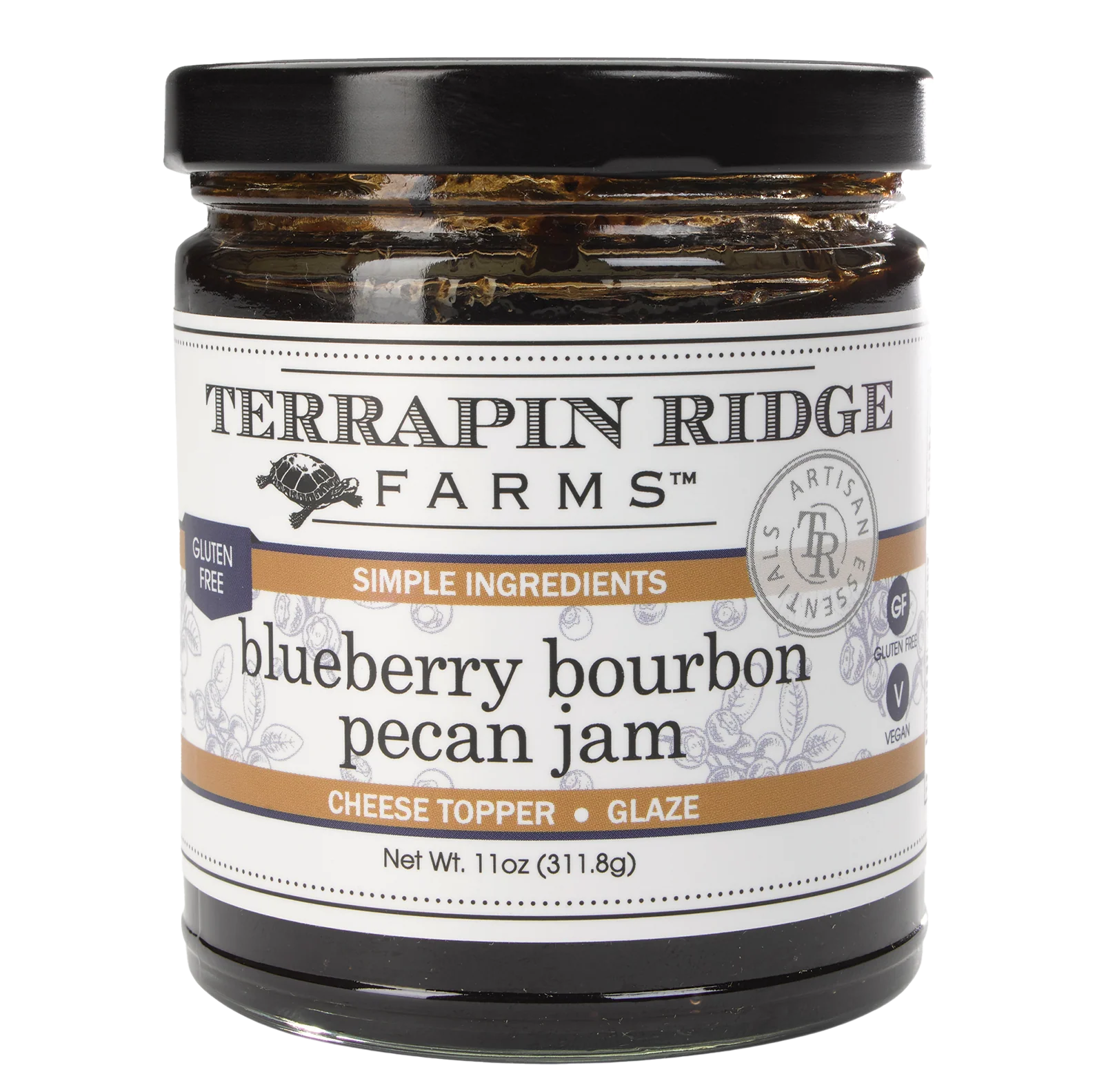 Blueberry Bourbon Pecan Jam - A Taste of Olive