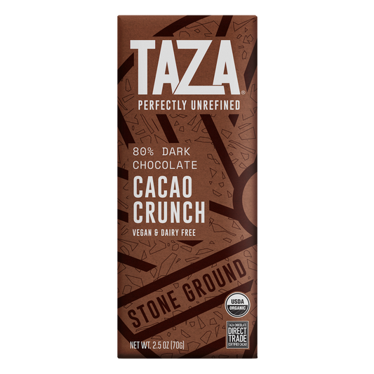 80% Dark Chocolate Cacao Crunch - A Taste of Olive