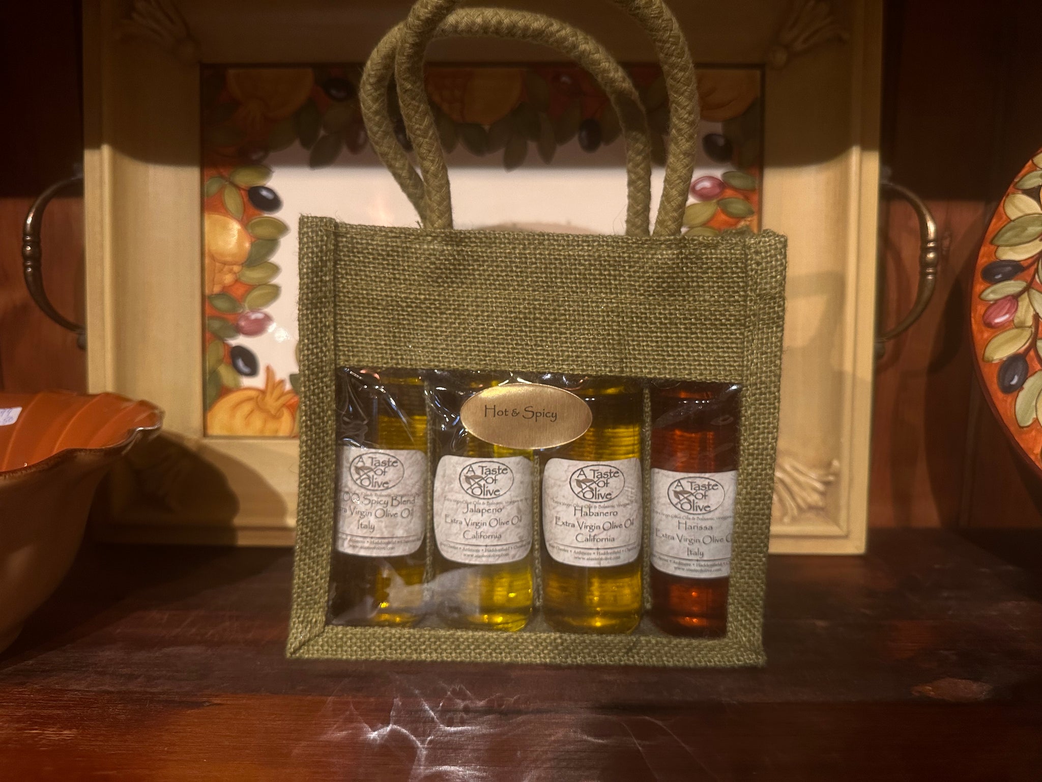 Hot & Spicy Jute Gift Bag