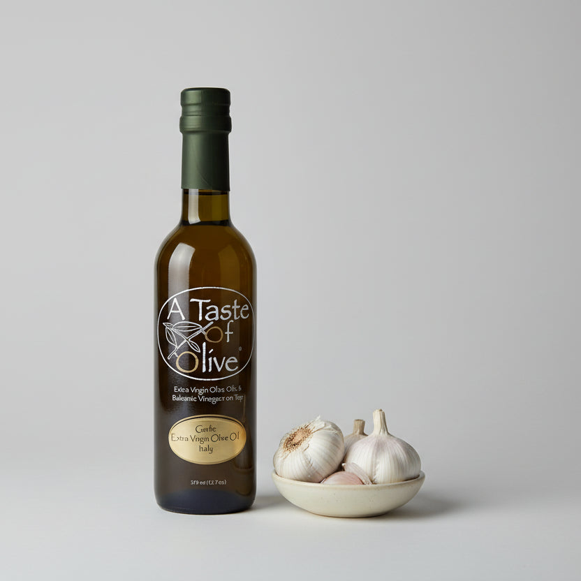 Garlic Extra Virgin Olive Oil - A Taste of Olive