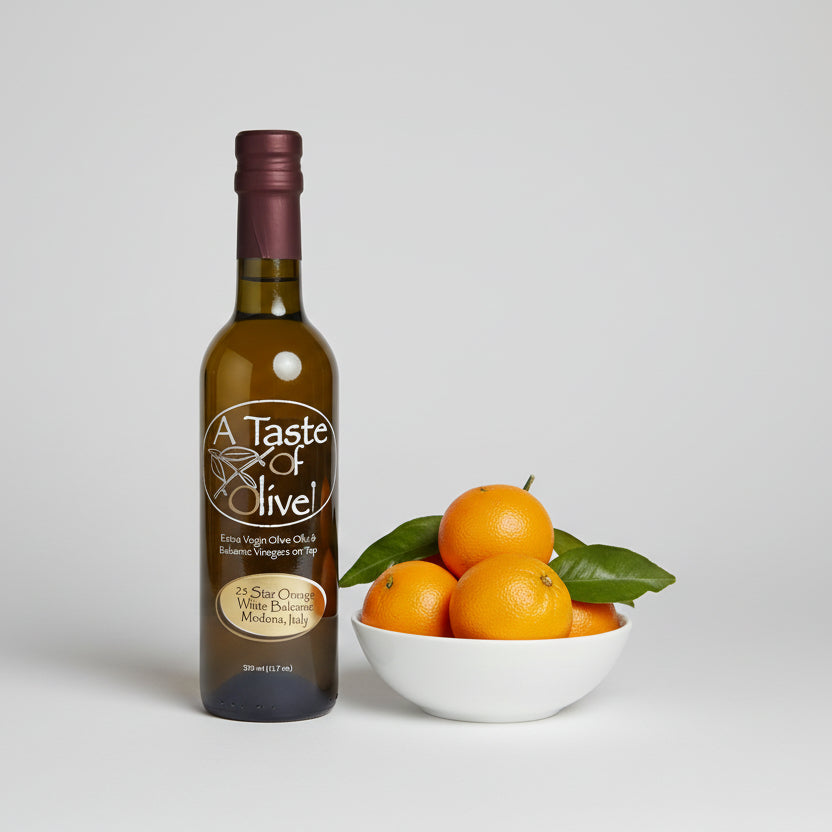Orange White Balsamic Vinegar - A Taste of Olive
