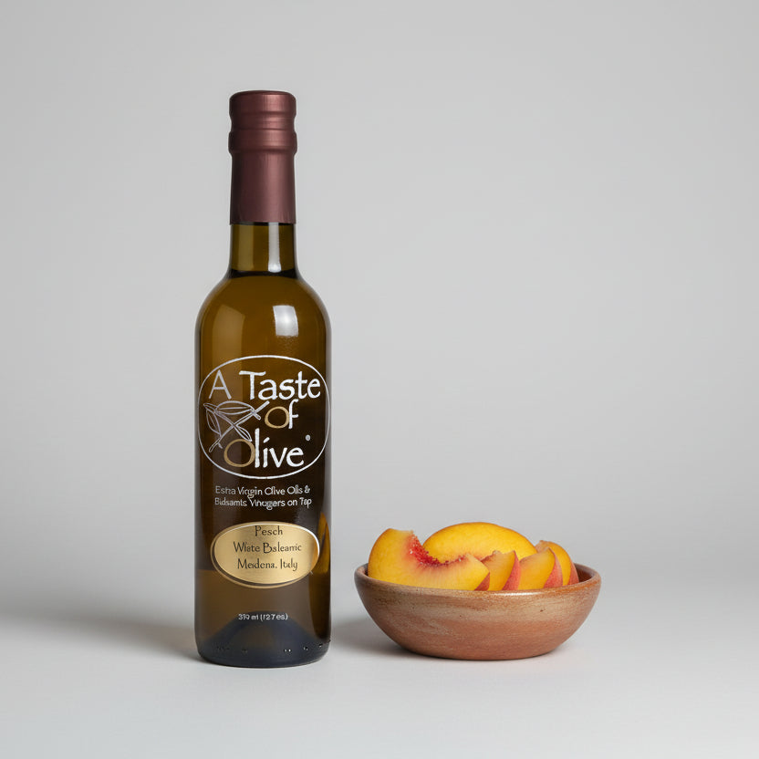 Ripe Peach White Balsamic Vinegar - A Taste of Olive