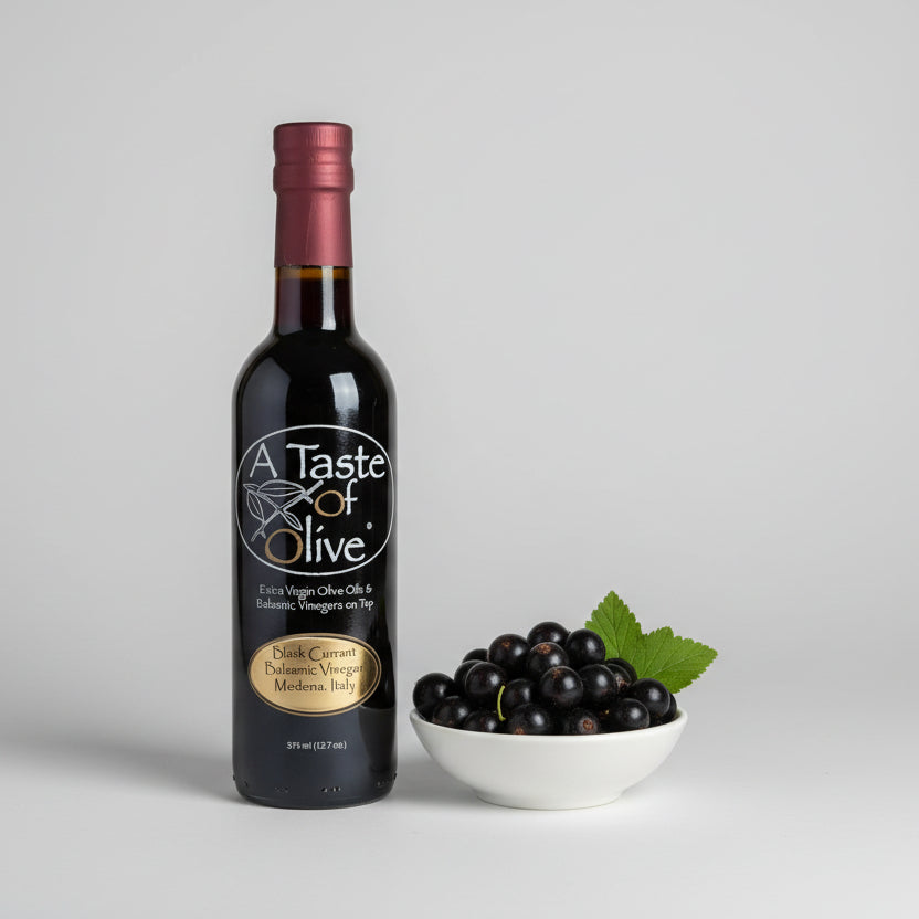 Black Currant Balsamic Vinegar - A Taste of Olive