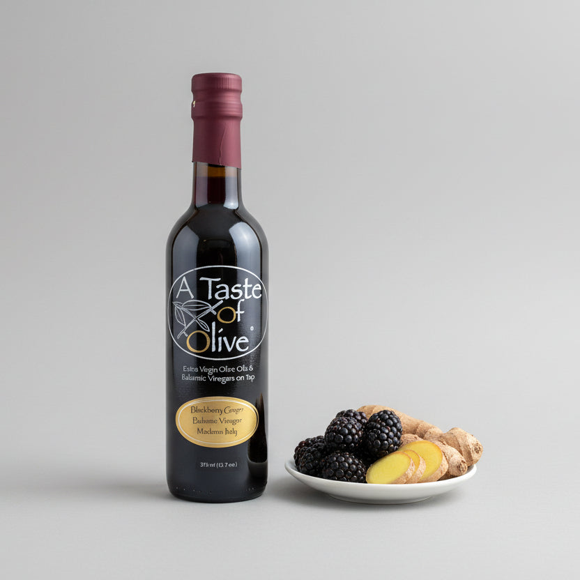 Blackberry Ginger Balsamic Vinegar - A Taste of Olive