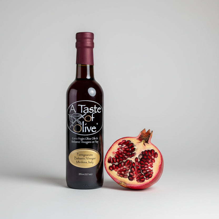 Pomegranate Balsamic Vinegar - A Taste of Olive
