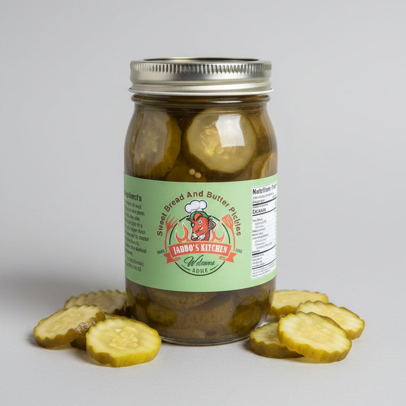 Jabbo's Kitchen Bread & Butter Pickles - A Taste of Olive