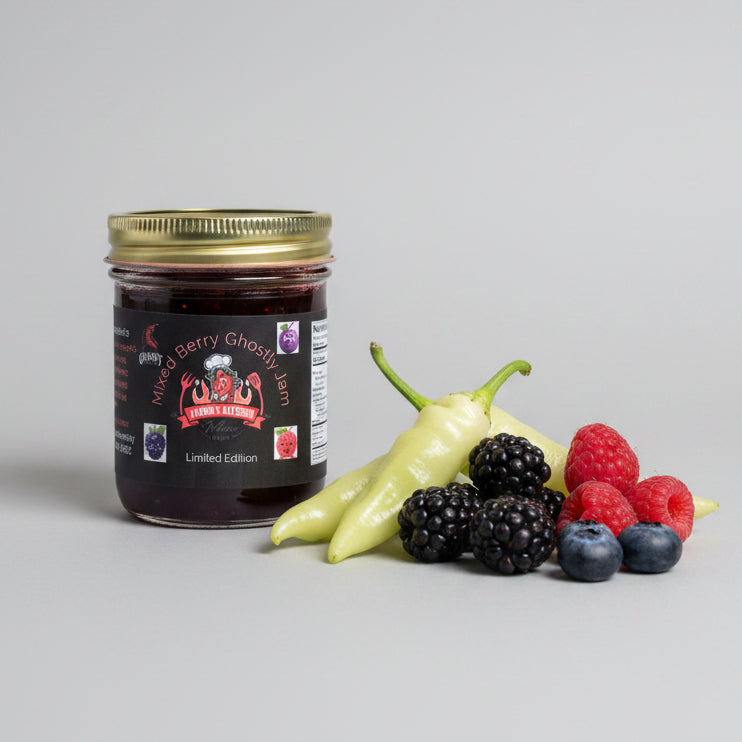 Jabbo's Mixed Berry Ghostly Jam - A Taste of Olive