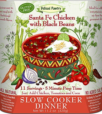 Santa Fe Chicken with Black Beans Slow Cooker Dinner