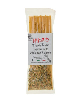 Tagliolini Pasta with Lemon & Capers Marovato