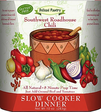 Southwest Roadhouse Chili Slow Cooker Dinner