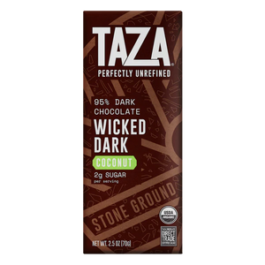 95% Dark Chocolate Wicked Dark with Toasted Coconut