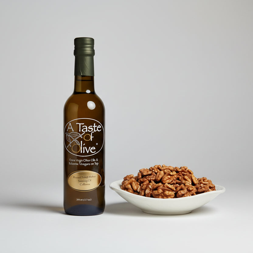 Roasted French Walnut Oil - A Taste of Olive