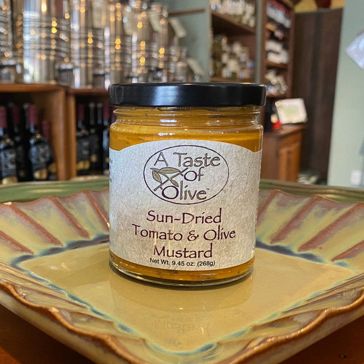 Sun-Dried Tomato & Olive Mustard - A Taste of Olive
