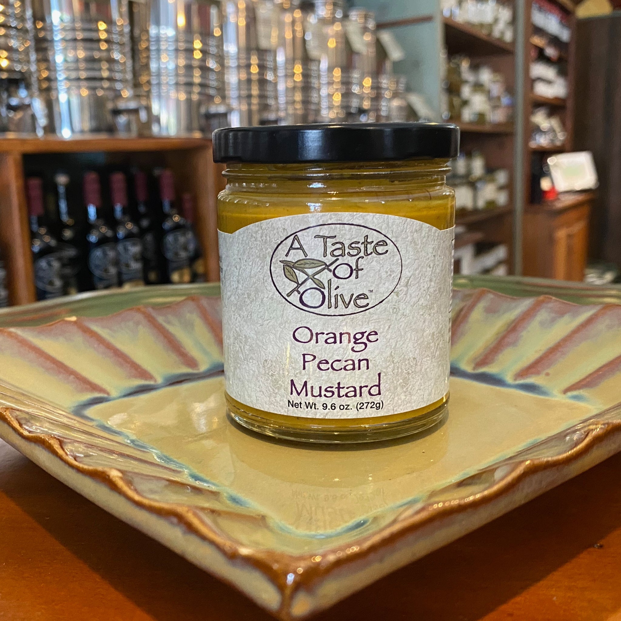 Orange Pecan Mustard - A Taste of Olive