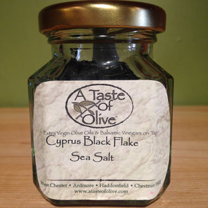 Cyprus Black Flake Sea Salt - A Taste of Olive