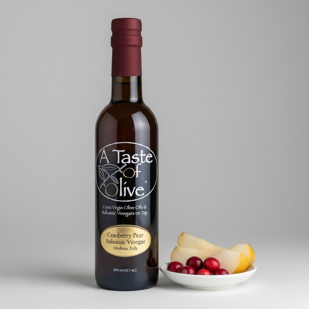 Cranberry Pear White Balsamic Vinegar - A Taste of Olive