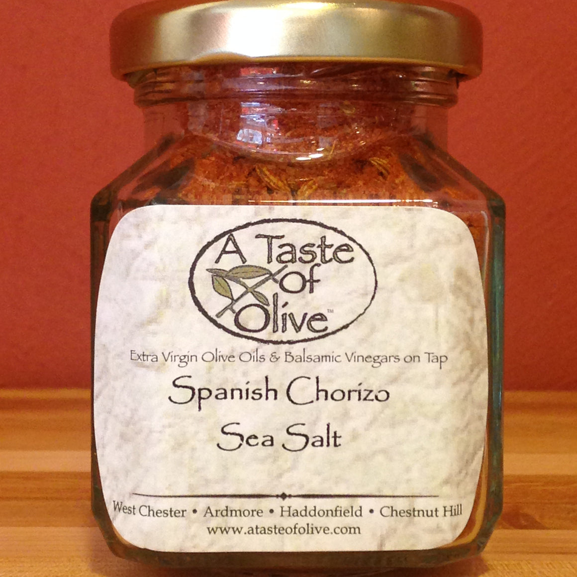 Spanish Chorizo Sea Salt - A Taste of Olive