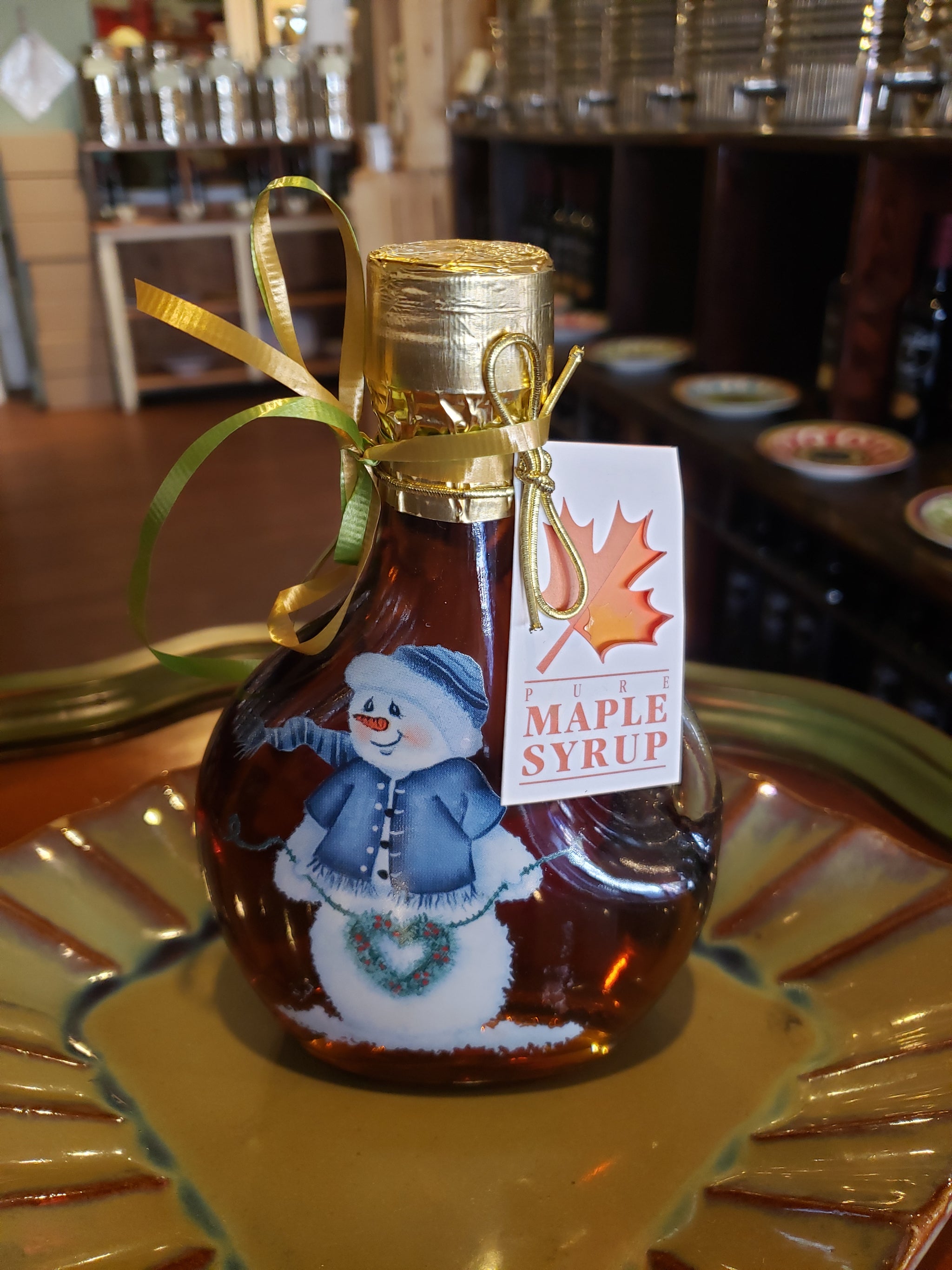 Maple Syrup Snowman